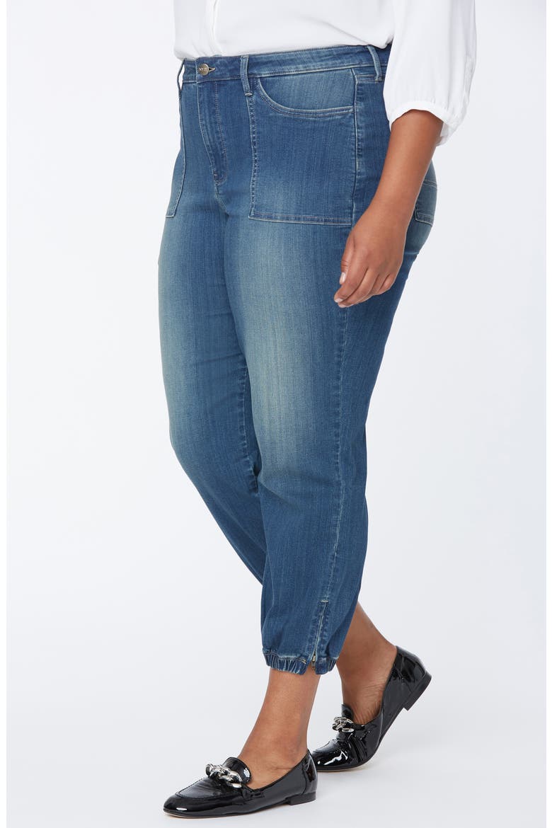 Sure Stretch® Denim Ankle Joggers, Alternate, color, CLEAN BALANCE _ CLBAL