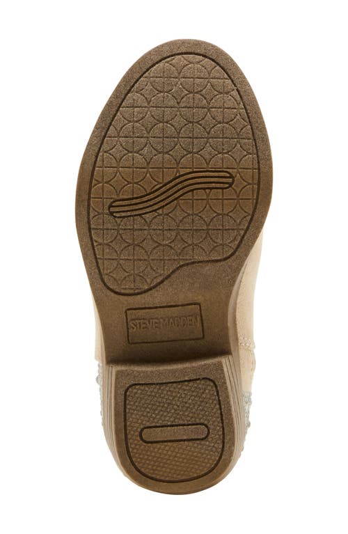 Steve Madden Kids' Tyeehah Western Boot In Sand
