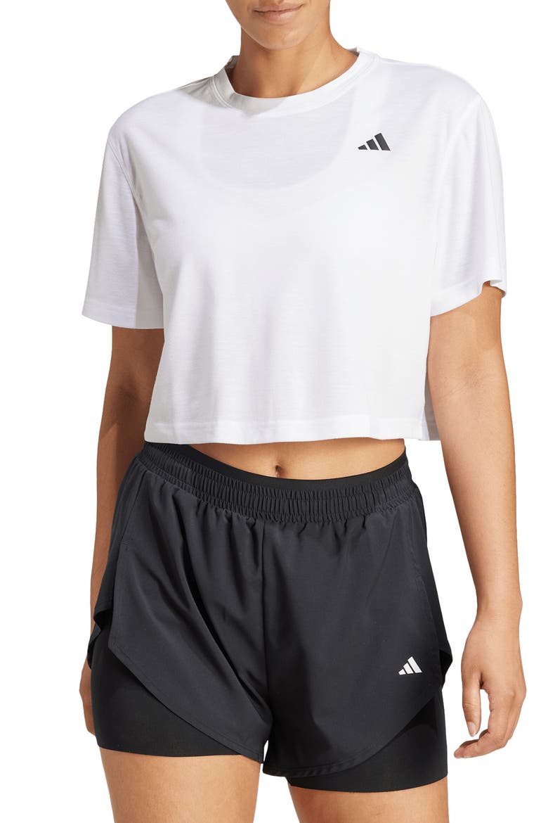 Train Essentials Boxy Workout T-Shirt, Main, color, WHITE