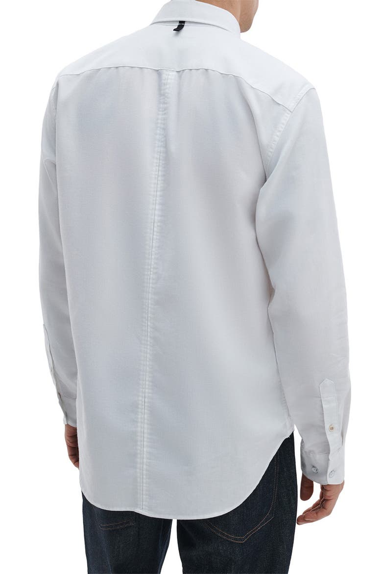 Tomlin Cotton Dobby Button-Up Shirt, Alternate, color, WHITE
