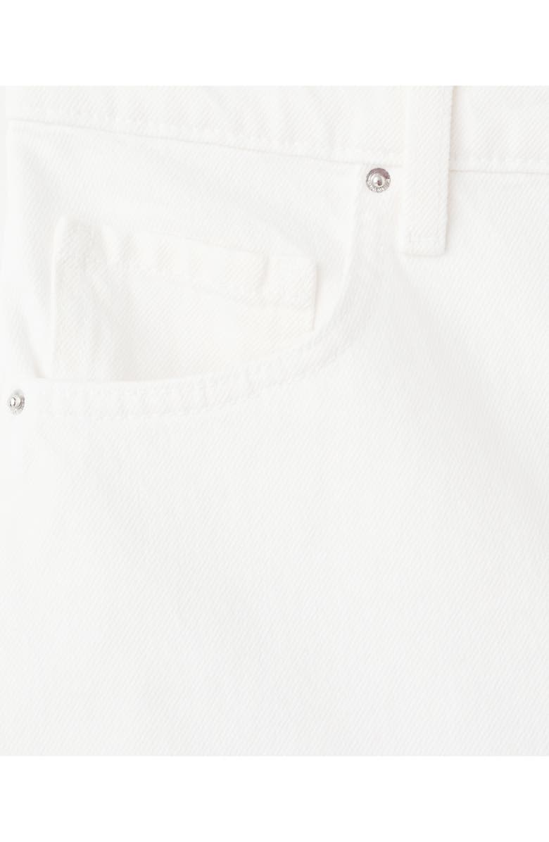 MANGO High Waist Straight Fit Denim Shorts, Alternate, color, 