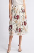 NIKKI LUND Virginia Floral Midi Skirt