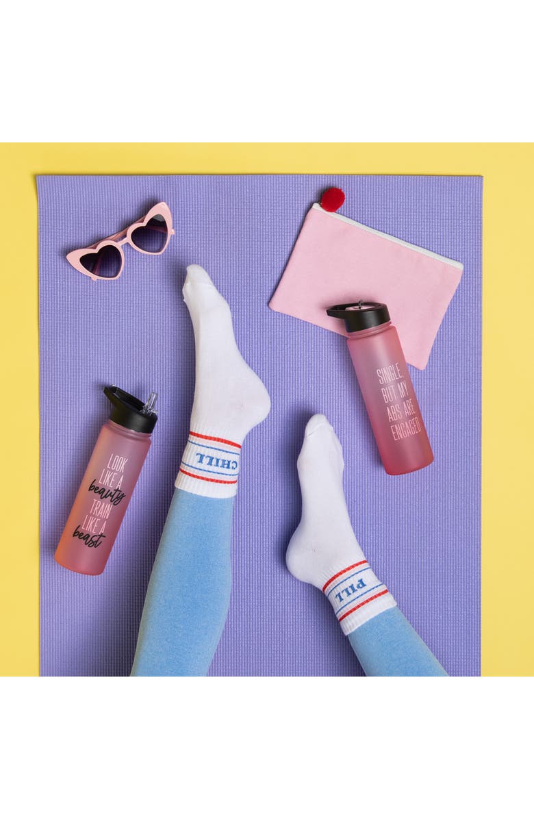 Totalee Gift Chill/Pill Socks Cotton White, Alternate, color, White