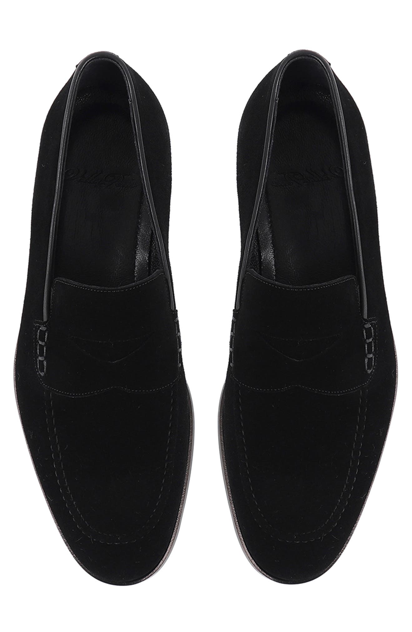 VELLAPAIS Ganado Penny Loafer, Alternate, color, Black