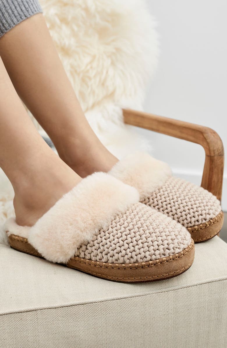 UGG<sup>®</sup> Aira Knit Scuff Slipper, Main, color,