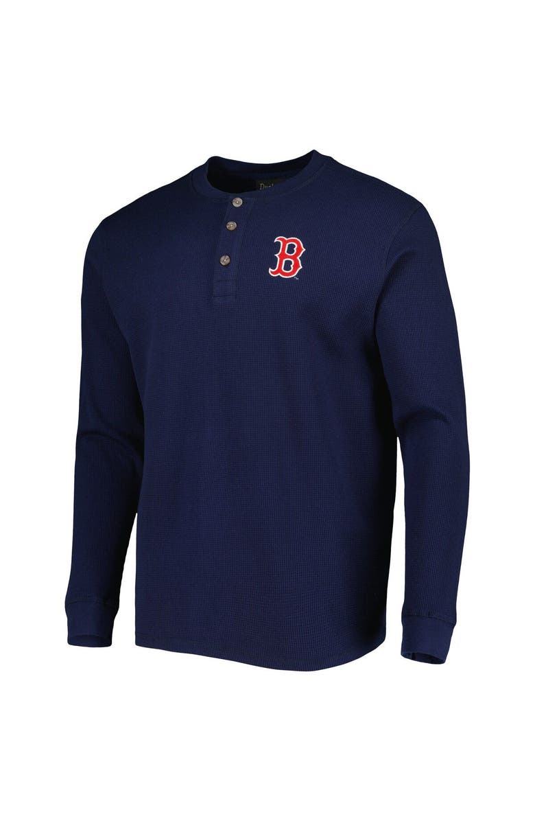 DUNBROOKE Men's Dunbrooke Boston Red Sox Navy Maverick Long Sleeve T-Shirt, Alternate, color, Navy