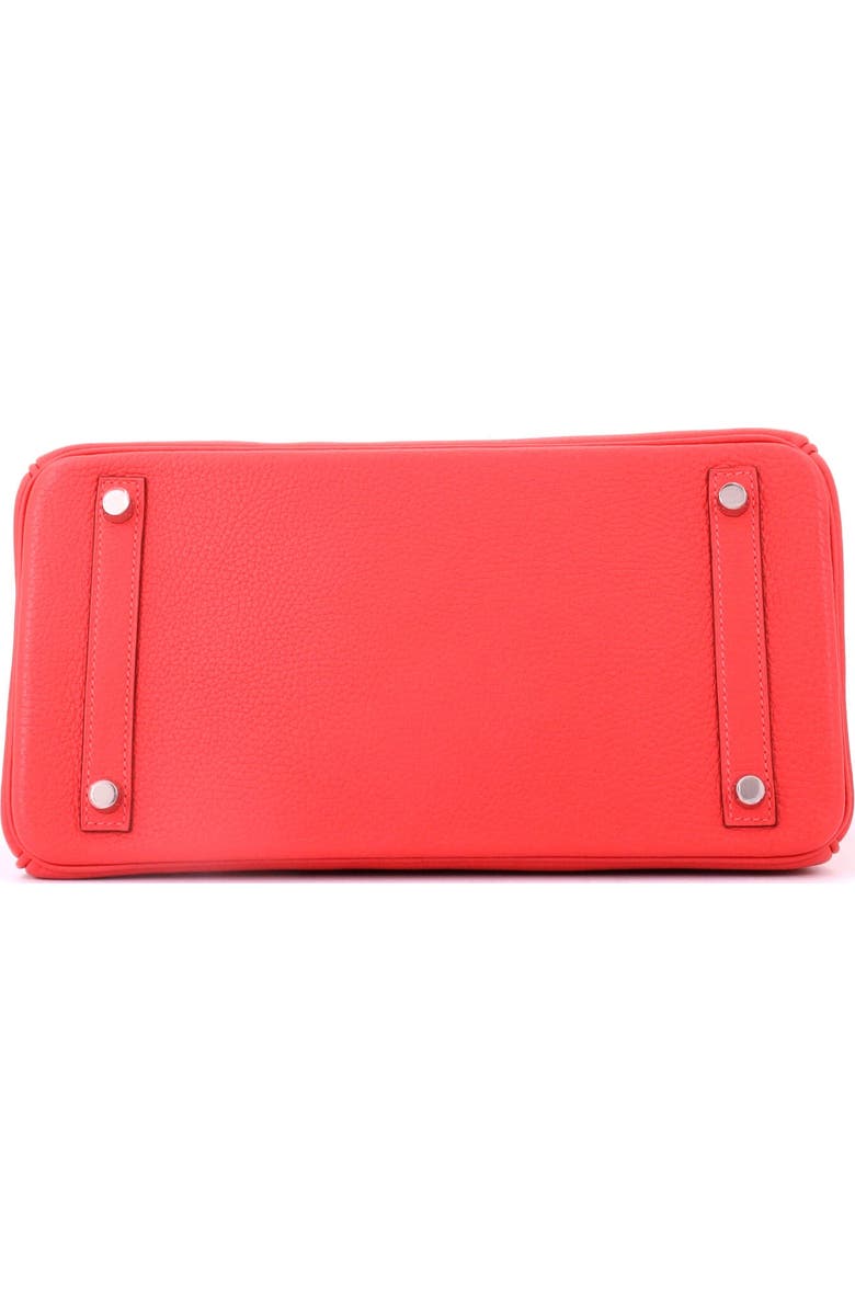 Pre-Owned Hermes Birkin Handbag Red Togo with Palladium Hardware 30, Alternate, color, Rouge Pivoine