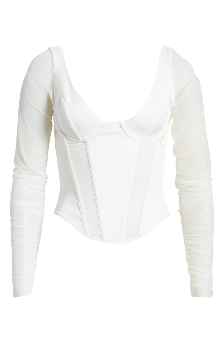 HOUSE OF CB Araminta Underwire Corset Top, Alternate, color, 