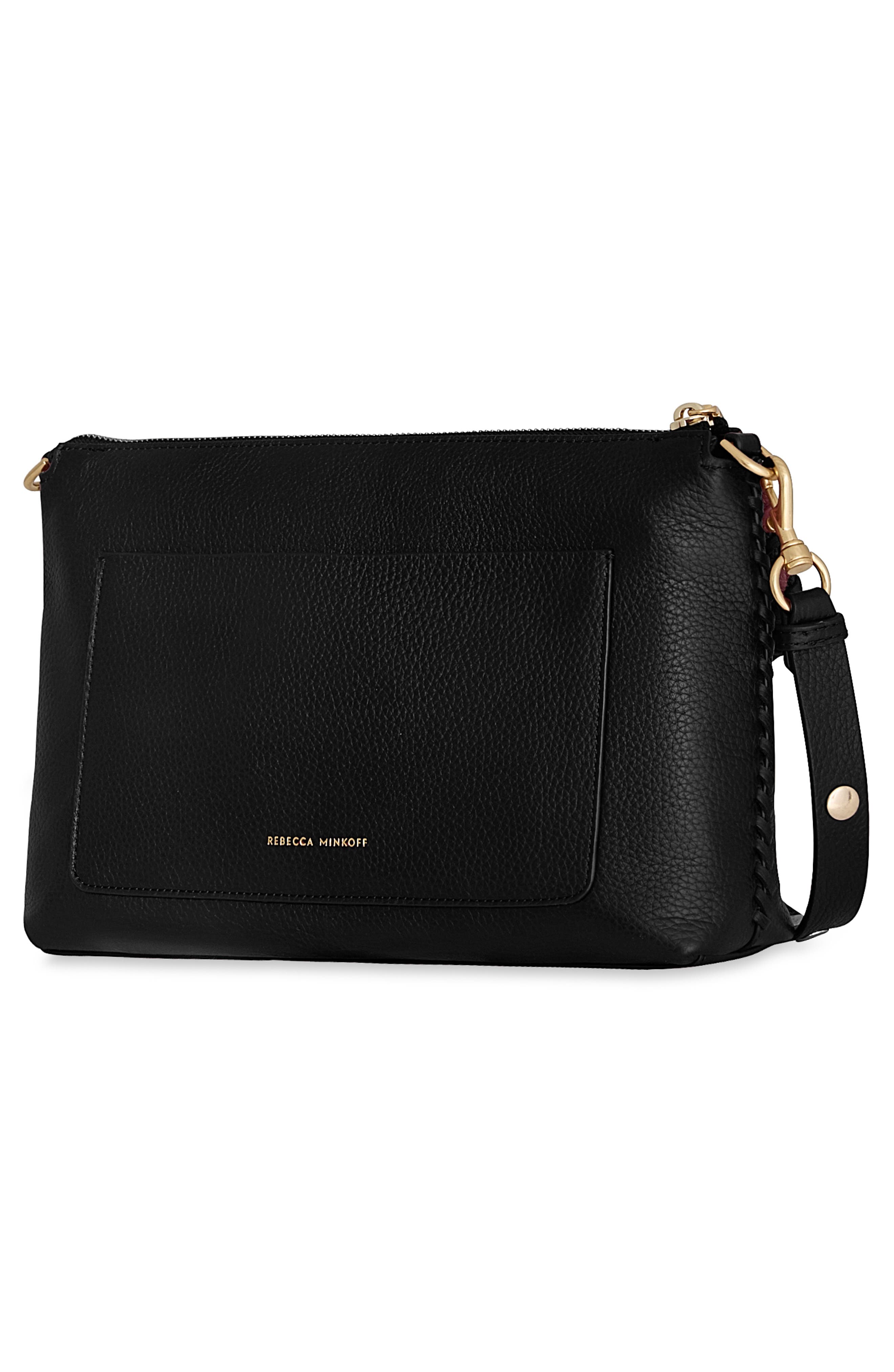 Rebecca Minkoff Darren Shoulder Bag, Alternate, color, Black