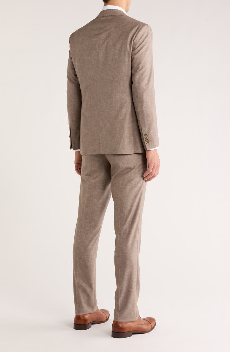Jack Victor Mason Slub Wool Suit, Alternate, color, Tan