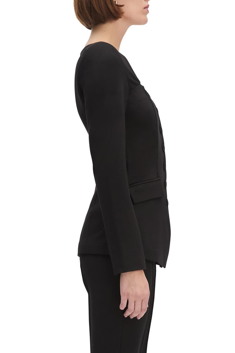 The Penelope Blazer, Alternate, color, BLACK