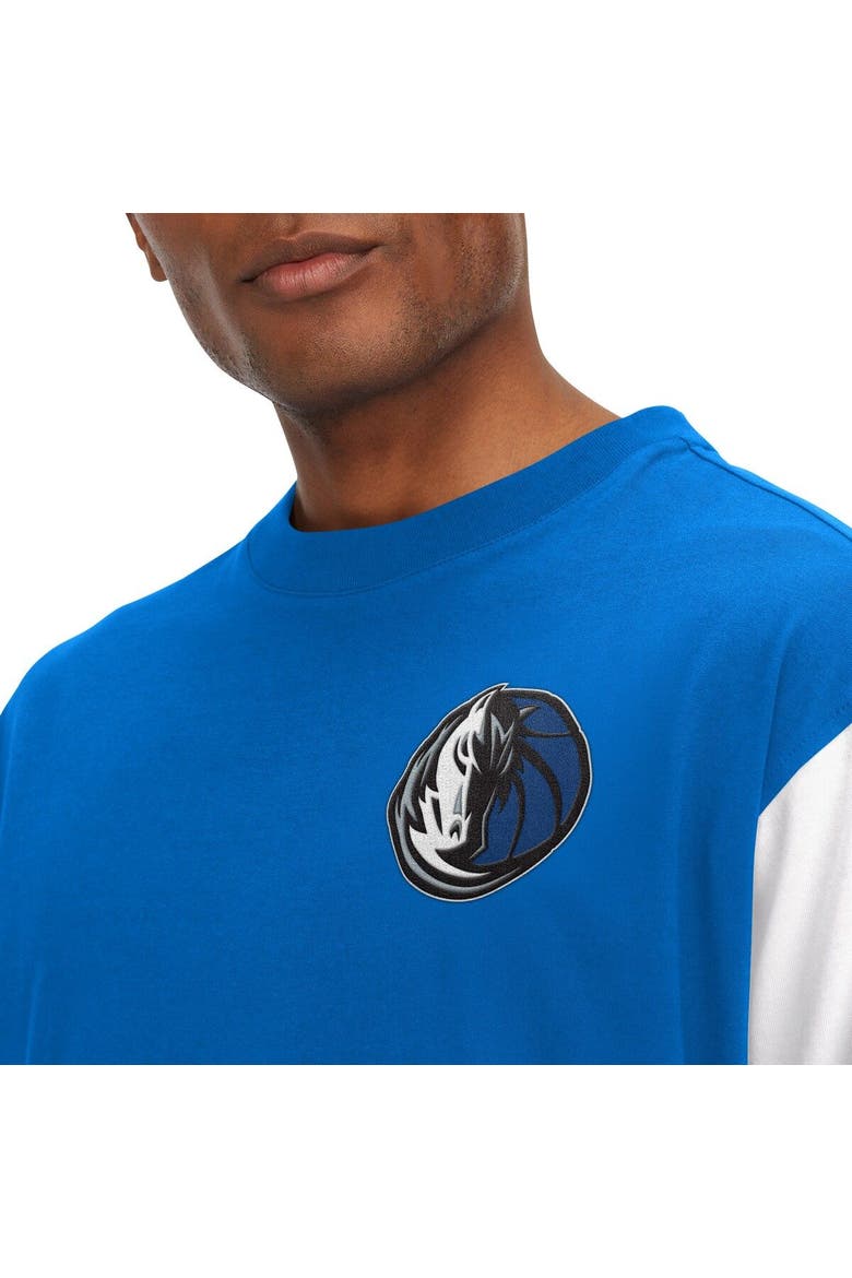 Men's Tommy Jeans Royal Dallas Mavericks Richie Color Block Long Sleeve T-Shirt, Alternate, color, Royal