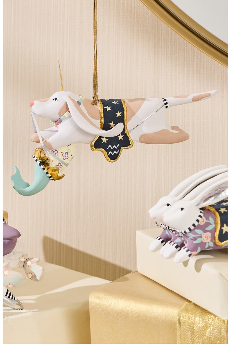 Patience Brewster Aquarius Zodiac Ornament, Alternate, color, MULTI