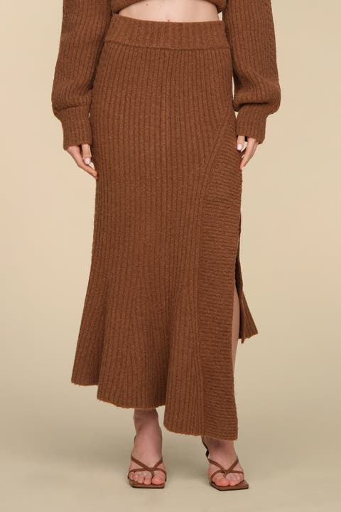 Elsie Cable Knit Skirt