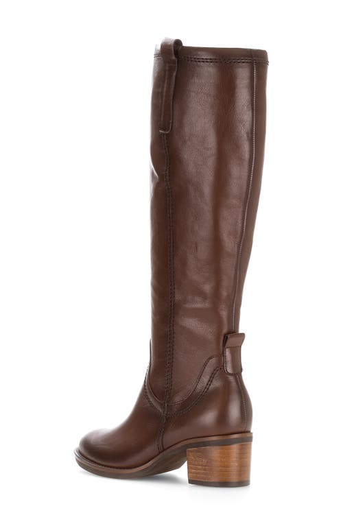 Gabor Knee High Riding Boot In Brown