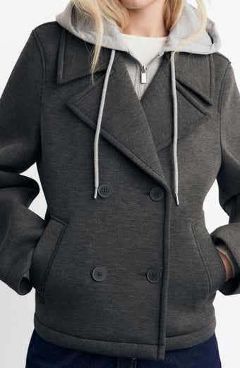 MANGO Layered Hooded Jacket