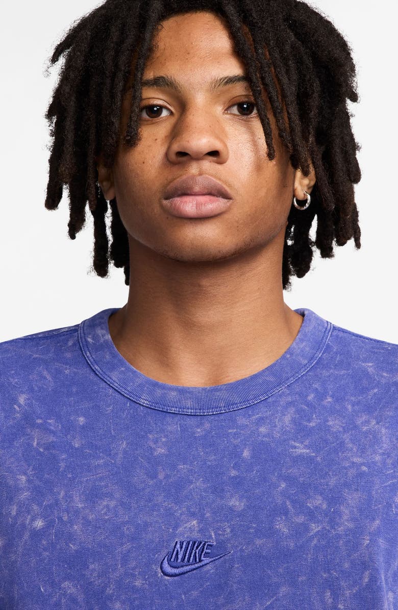 Nike Sportswear Max90 Logo Embroidered T-Shirt, Alternate, color, Deep Night