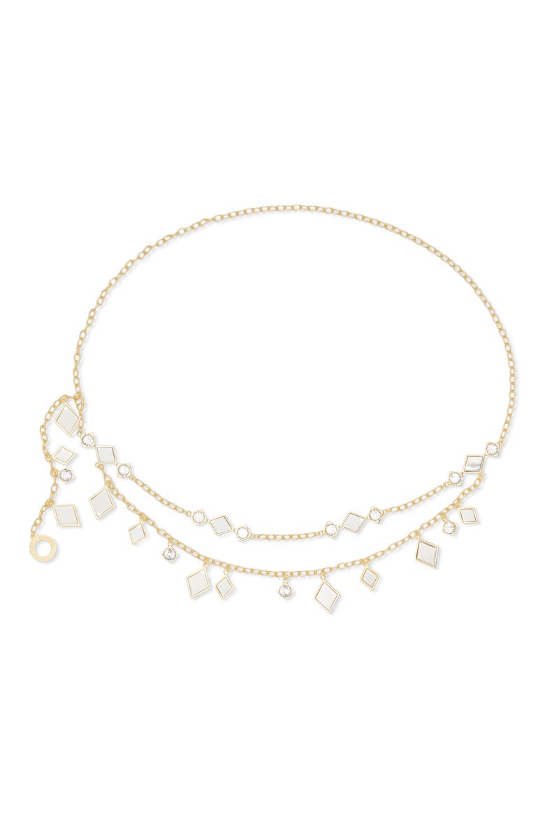 Eliza Chain Belt, Main, color, CLEAR/ TWO TONE