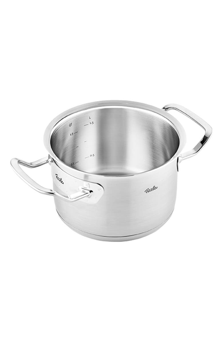 Fissler Original-Profi Collection Stainless Steel Stock Pot with Metal Lid, Alternate, color, Stainless Steel