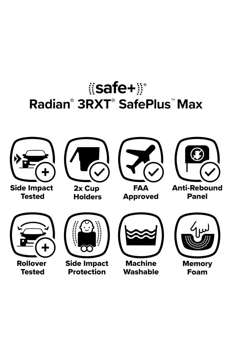 Diono Radian<sup>®</sup> 3RXT<sup>®</sup> SafePlus<sup>®</sup> Max Convertible Car Seat, Alternate, color,