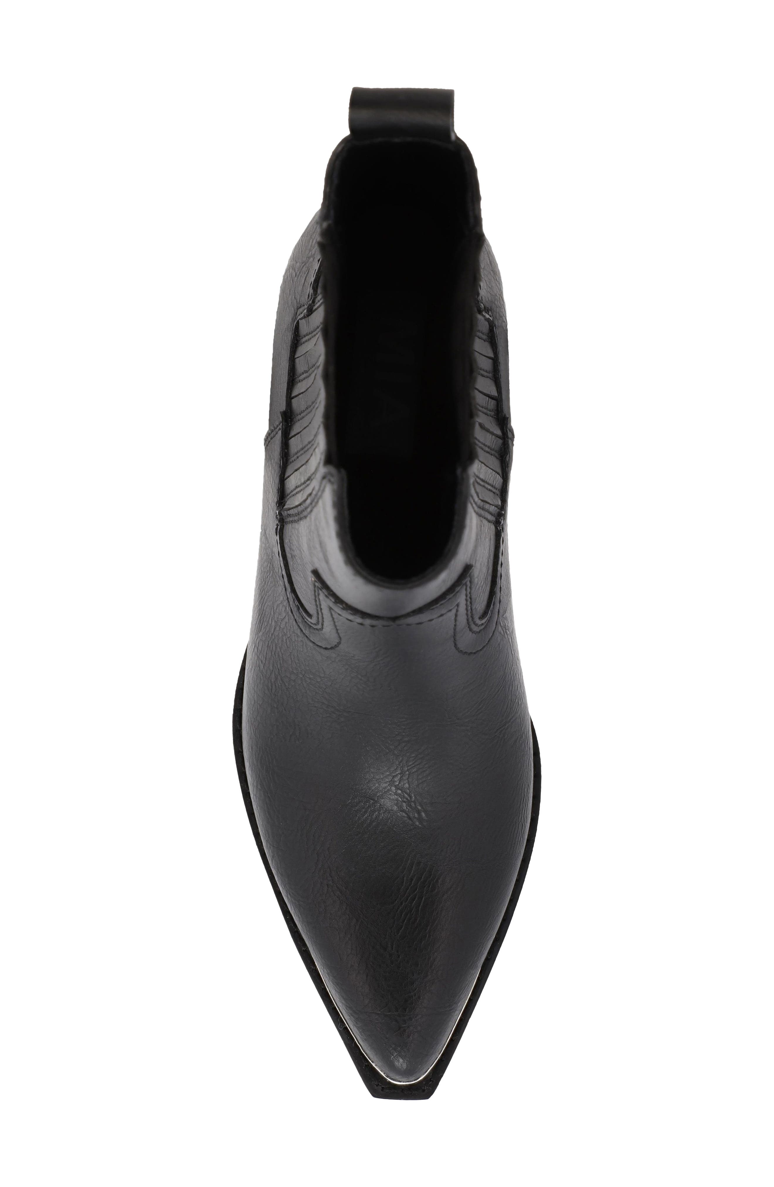 Radly Faux Leather Chelsea Boot, Alternate, color, BLACK