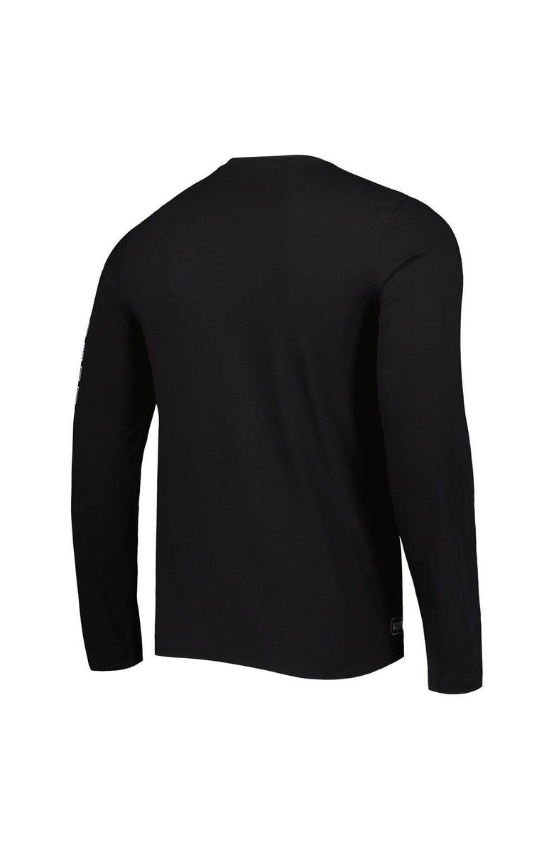 New Era Men's New Era Black Houston Texans Combine Authentic Action Long Sleeve T-Shirt, Alternate, color, 