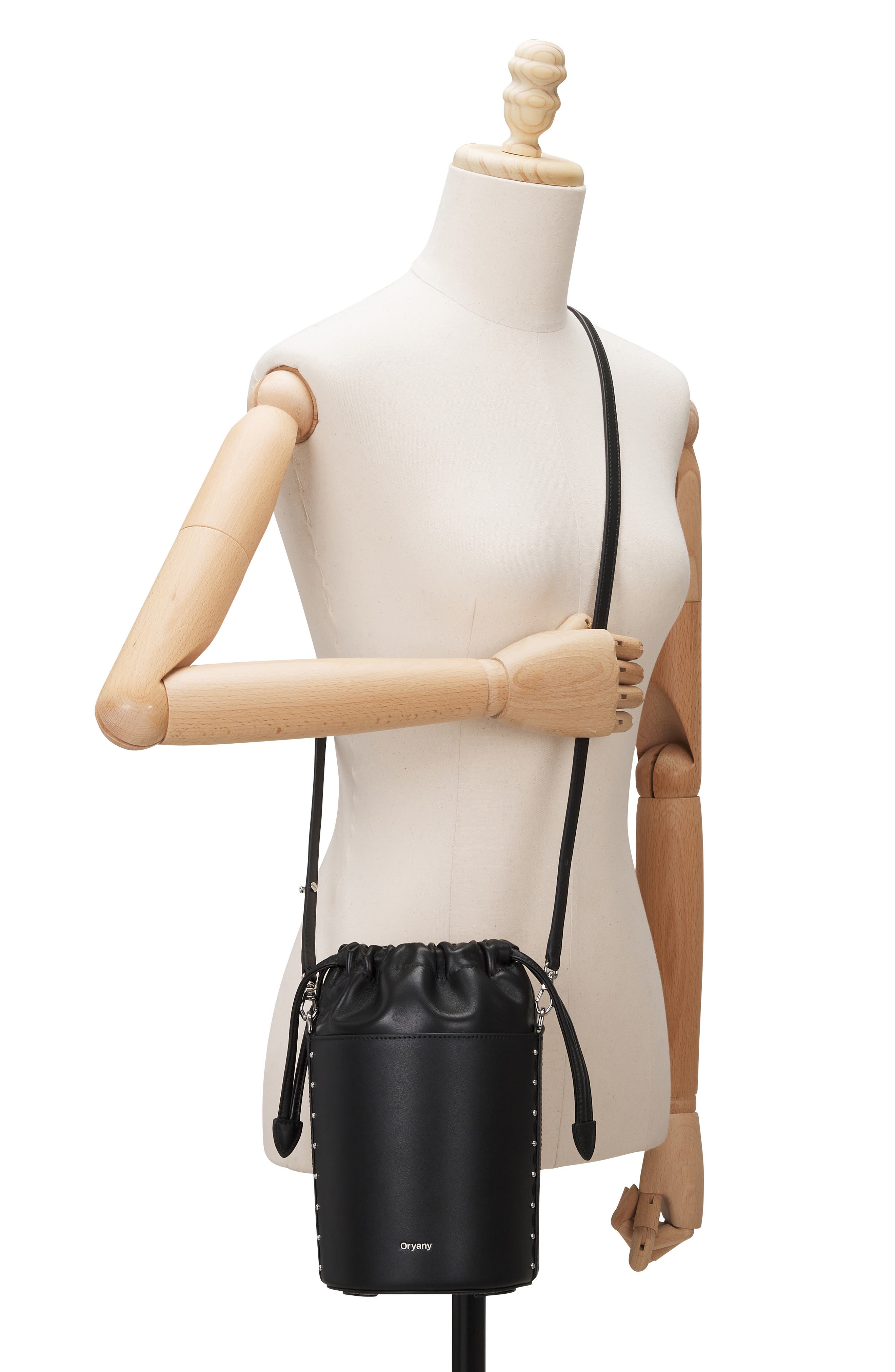 Oryany Delica Bucket Bag, Alternate, color, Black