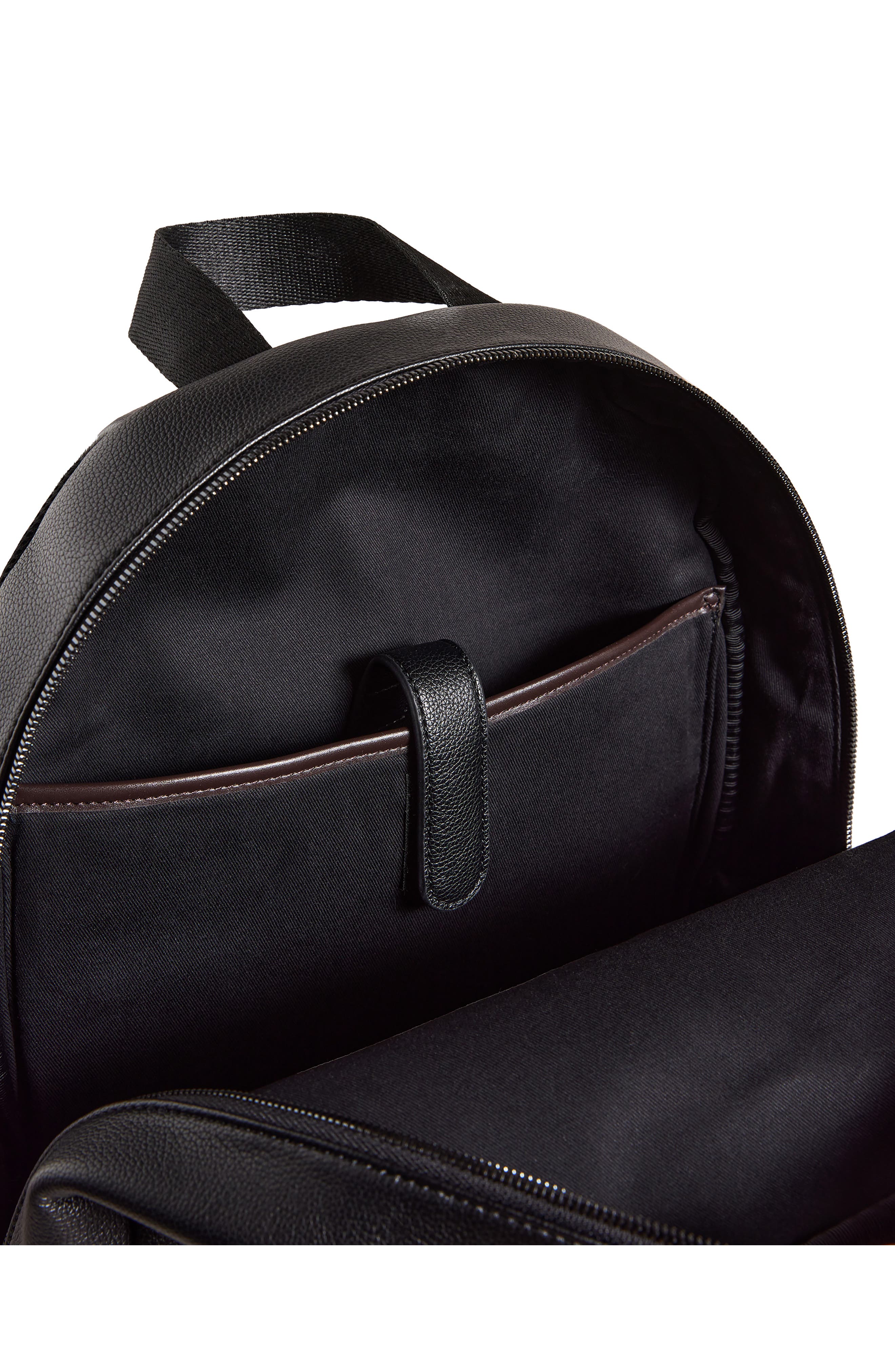 Ted Baker London Joss Faux Leather Backpack, Alternate, color, 