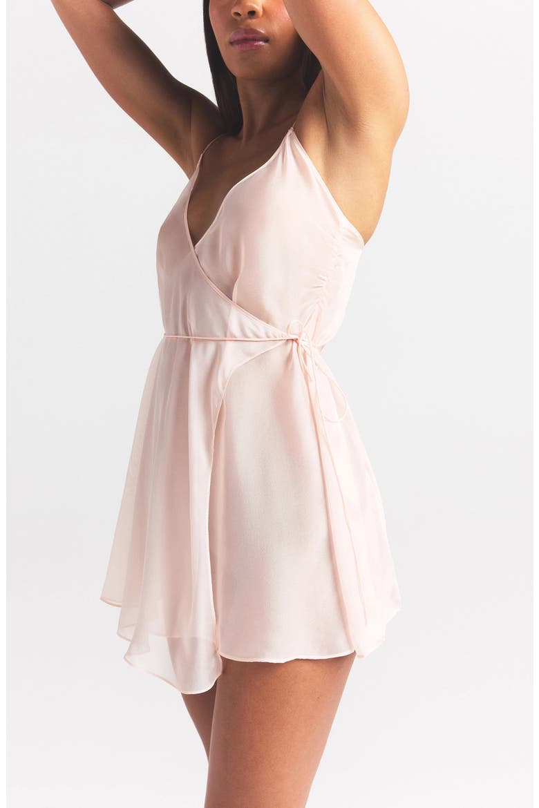 Romance Silk Slip Nightgown, Alternate, color, PRIMROSE