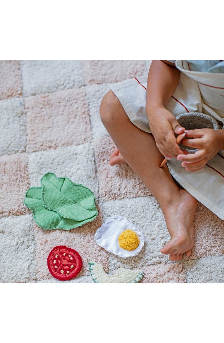 Lorena Canals Washable Rug Kitchen, Alternate, color, Natural, Rose