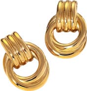 MacRae & Co. Doorknocker Stud Earrings