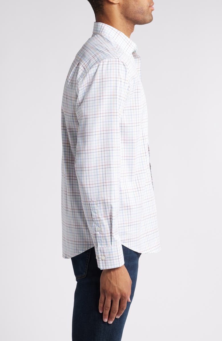 Tommy Bahama Sarasota Cabo Check Performance Button-Up Shirt, Alternate, color, 