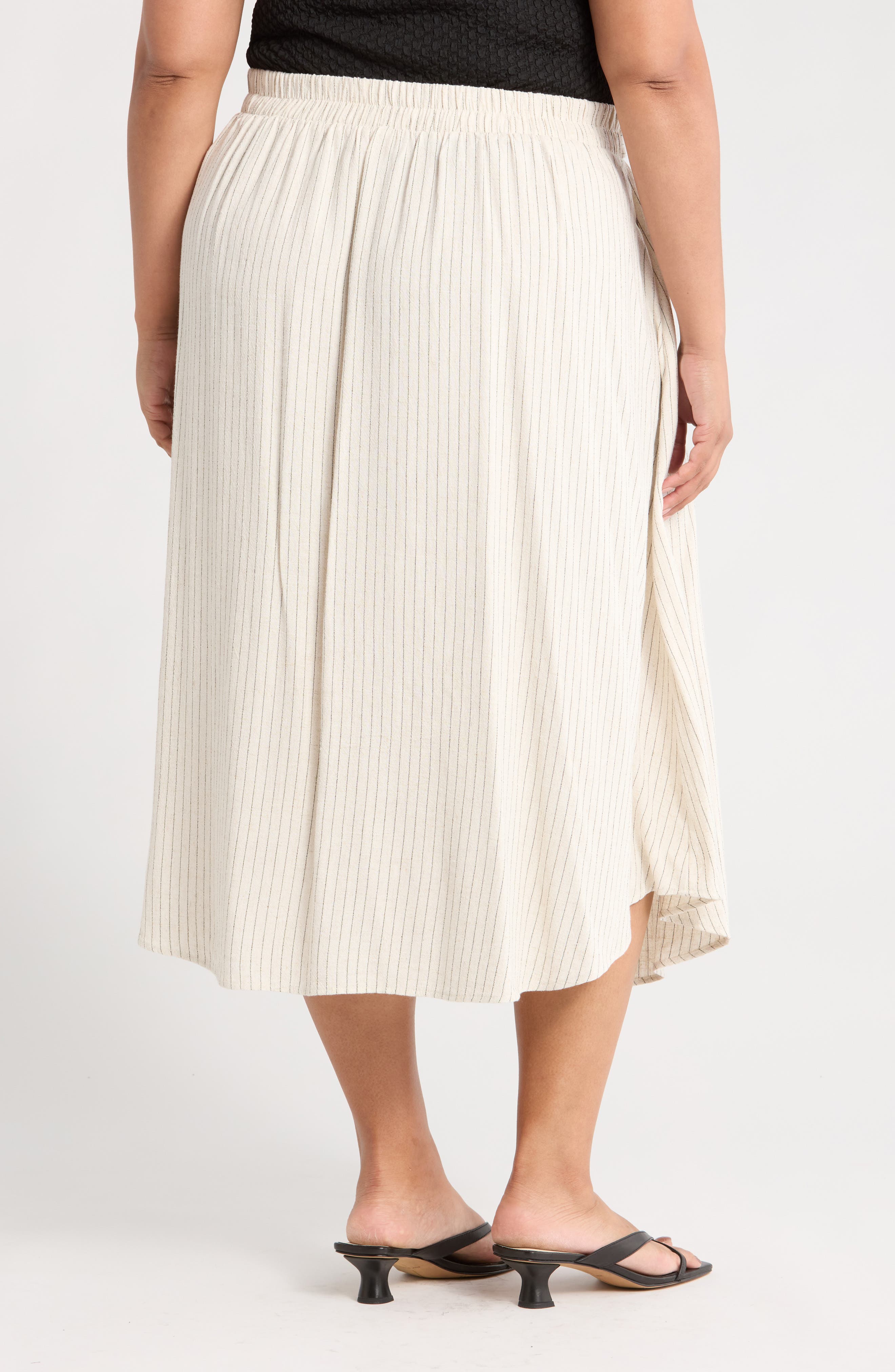 Stripe Pull-On Skirt - image 4