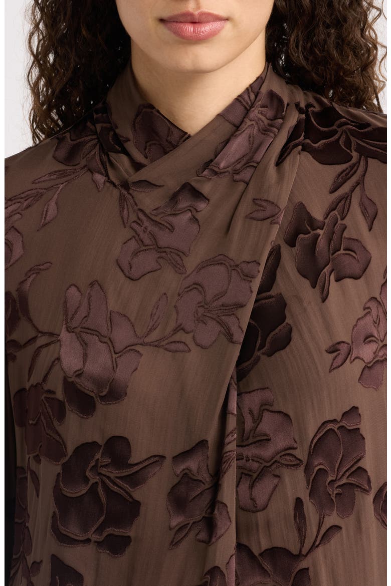 Tiffany Blouse, Alternate, color, RAPSODY BROWN