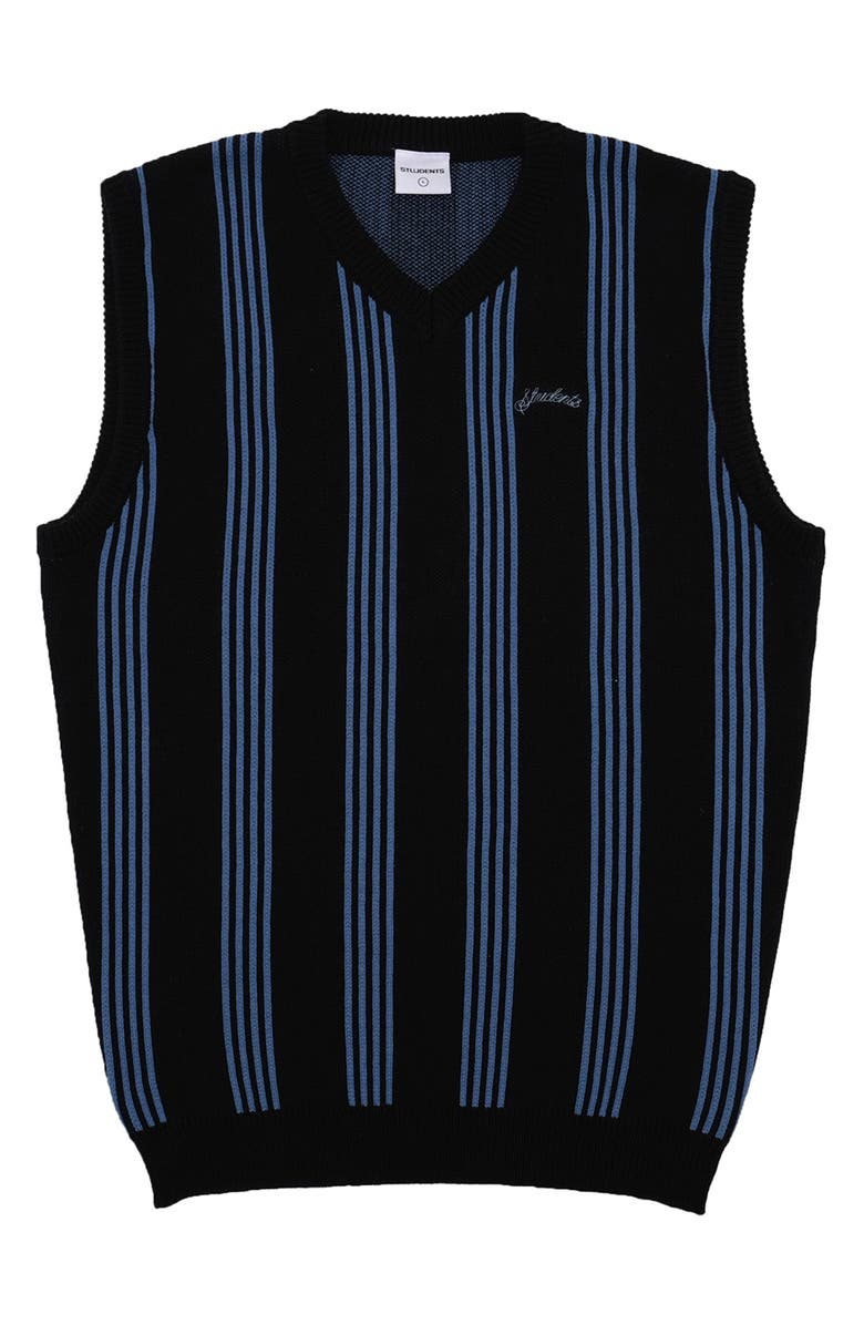 STUDENTS Vincents Sweater Vest, Main, color, Black