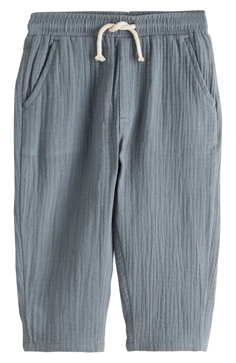 NEXT Kids' Doubleface Cotton Pants, Main, color, Blue