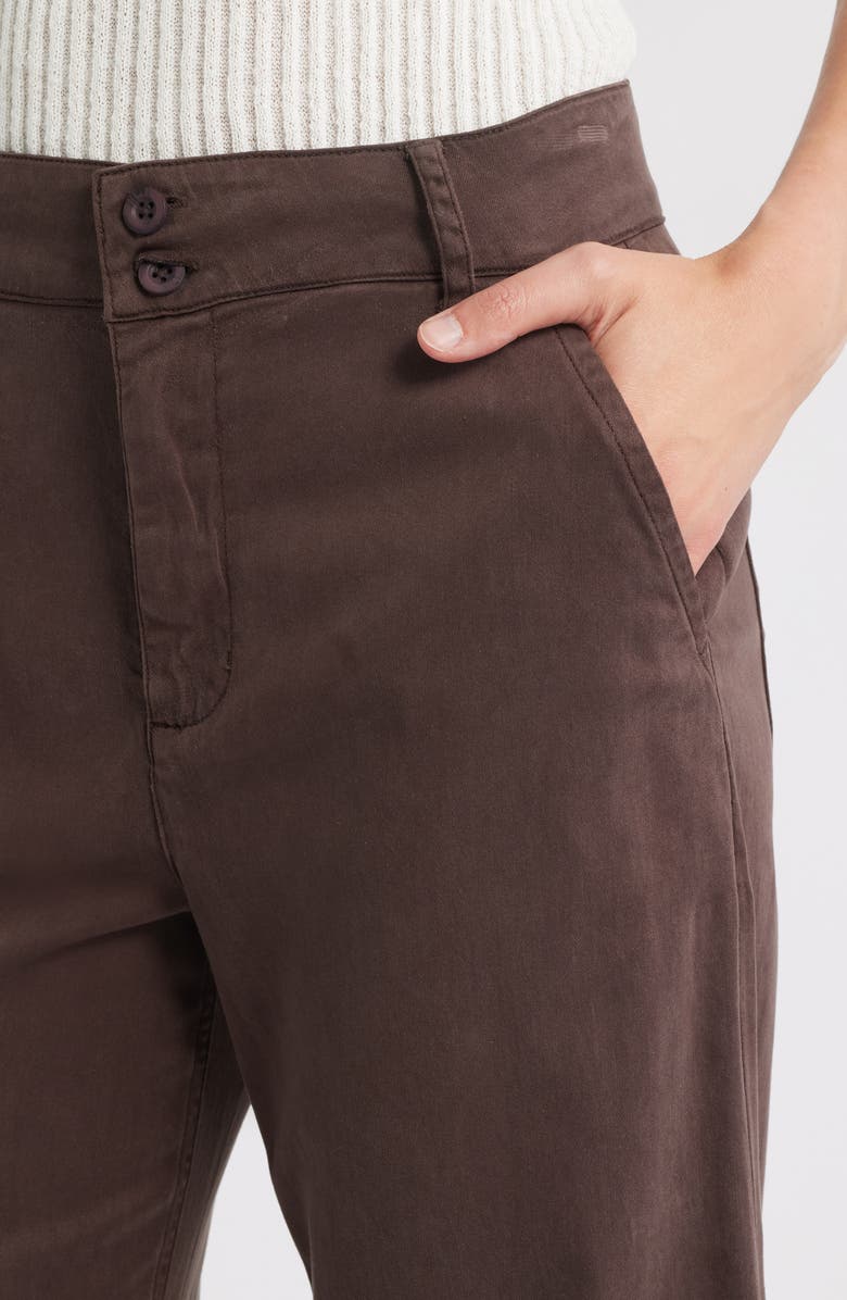 Bella Dahl Sydney Wide Leg Pants, Alternate, color, Chestnut Brown