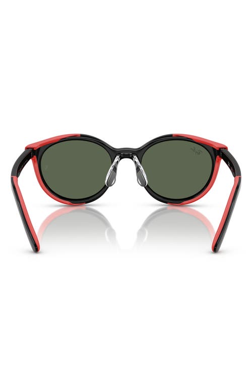 Ray Ban Ray-ban Kids' 48mm Pillow Optical Glasses & Clip-on Sunglasses In Black/red