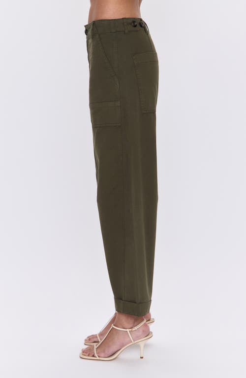 Pistola Tori Ankle Utility Pants In Green