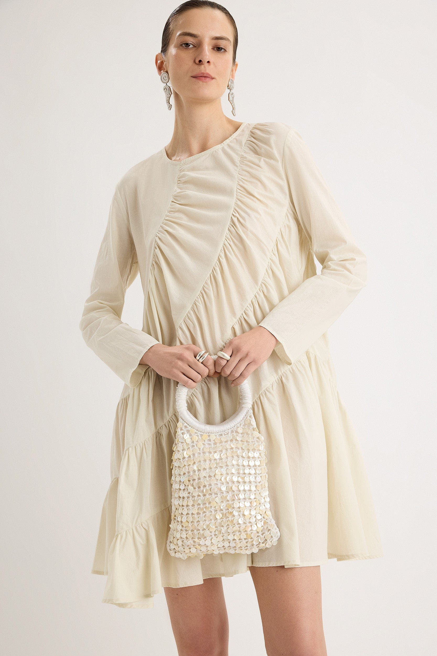 Maris Shell Bag, Alternate, color, Ivory