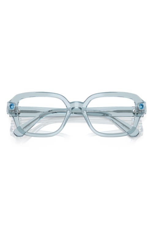 Swarovski 54mm Pillow Optical Glasses In Blue