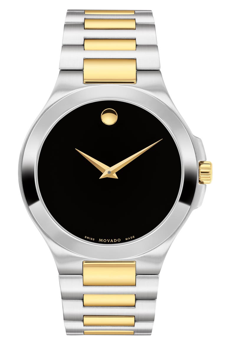 Corporate Portofolio Museum Dot Bracelet Watch, 40mm, Main, color, BLACK