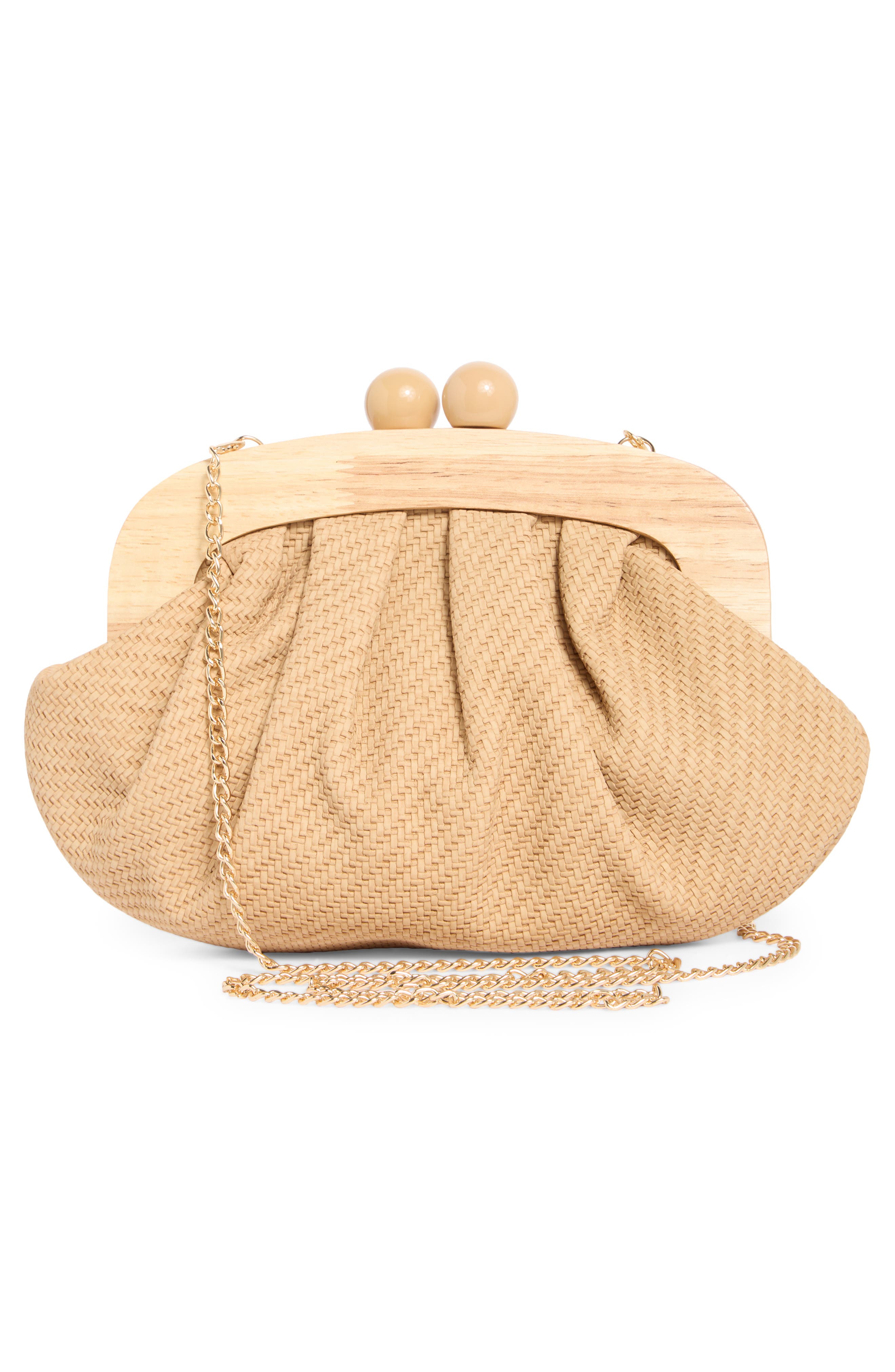 Dolce Vita Alexi Straw Clutch, Alternate, color, Natural