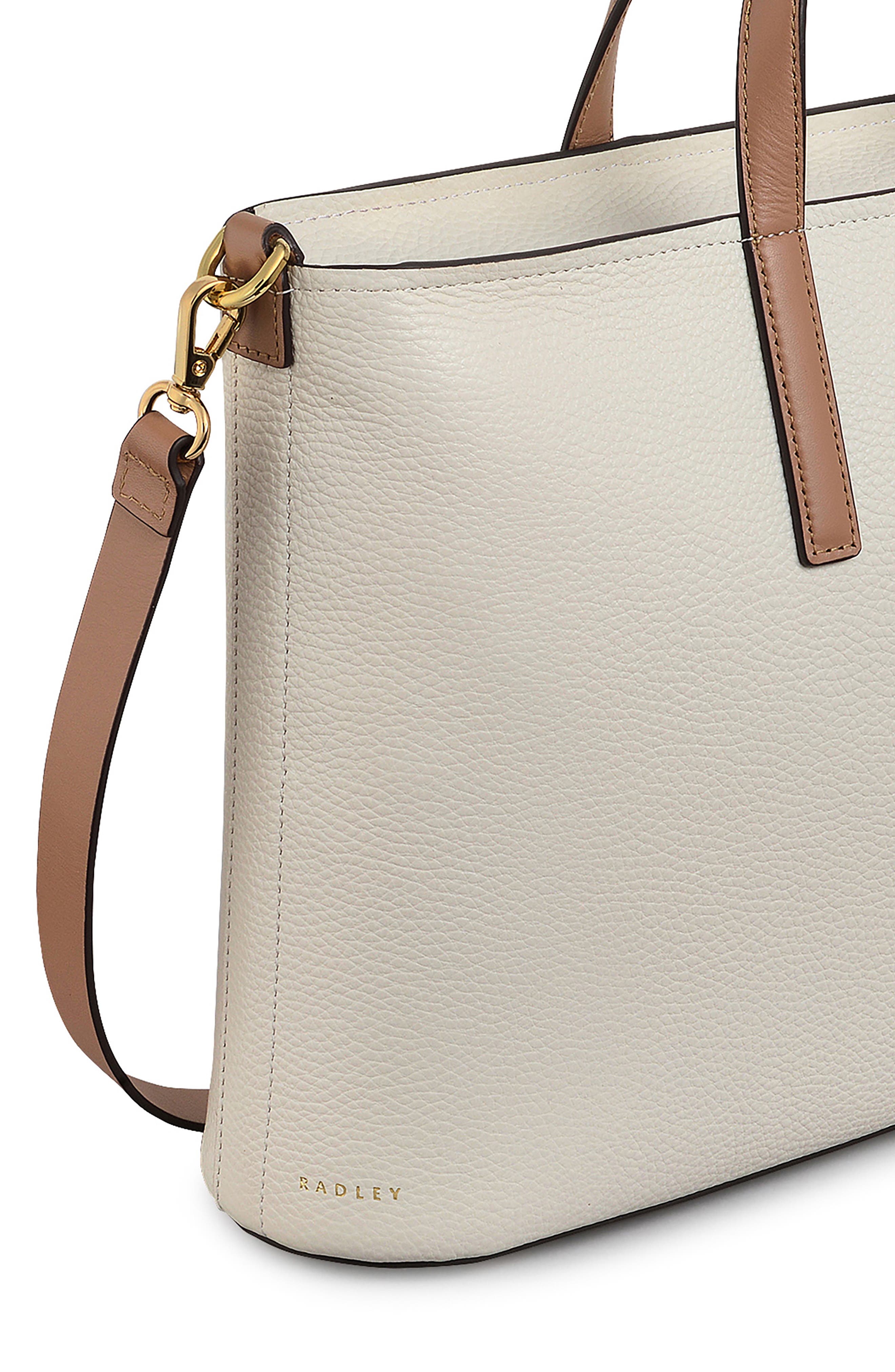 Newton Ave Leather Tote Bag, Alternate, color, CHALK