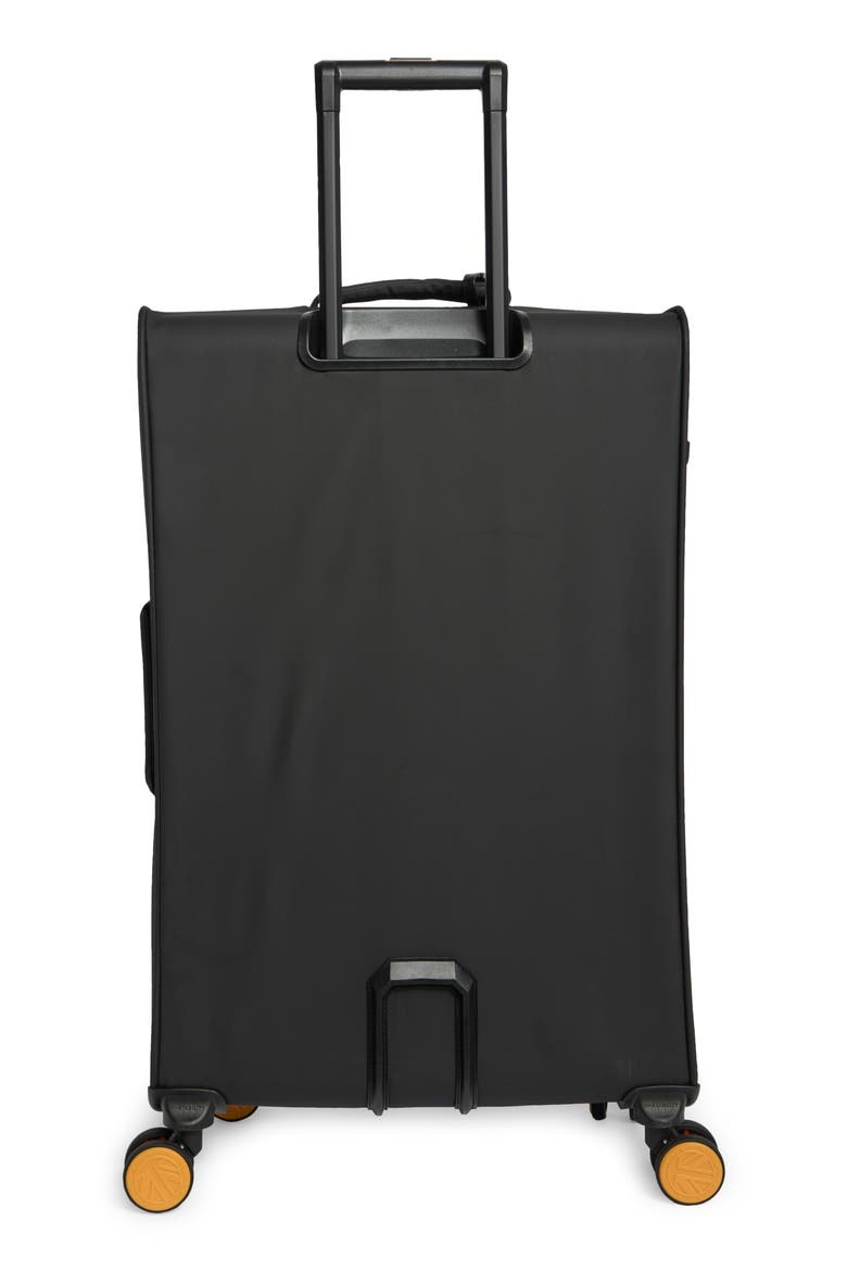 Sanday 25-Inch Softside Spinner Checked Suitcase, Alternate, color, BLACK/ CAMOBLUE