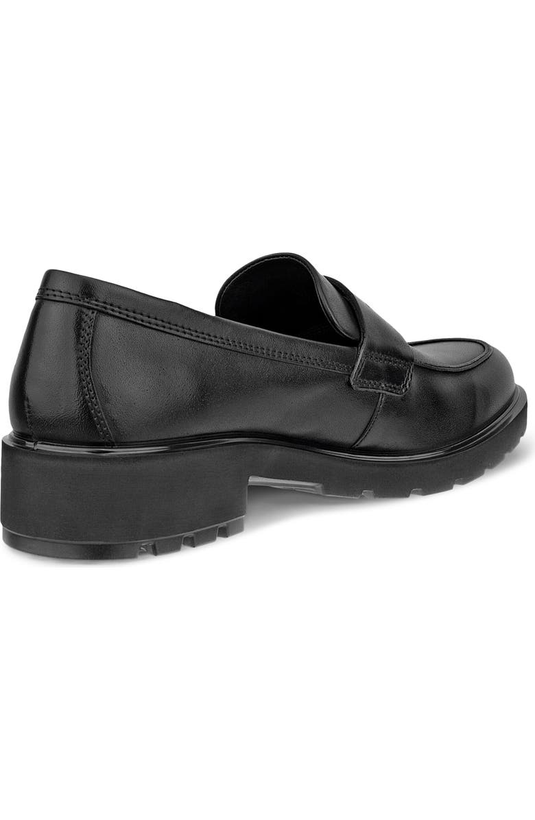 ECCO Metropole Vienna Penny Loafer, Alternate, color, Black Leather