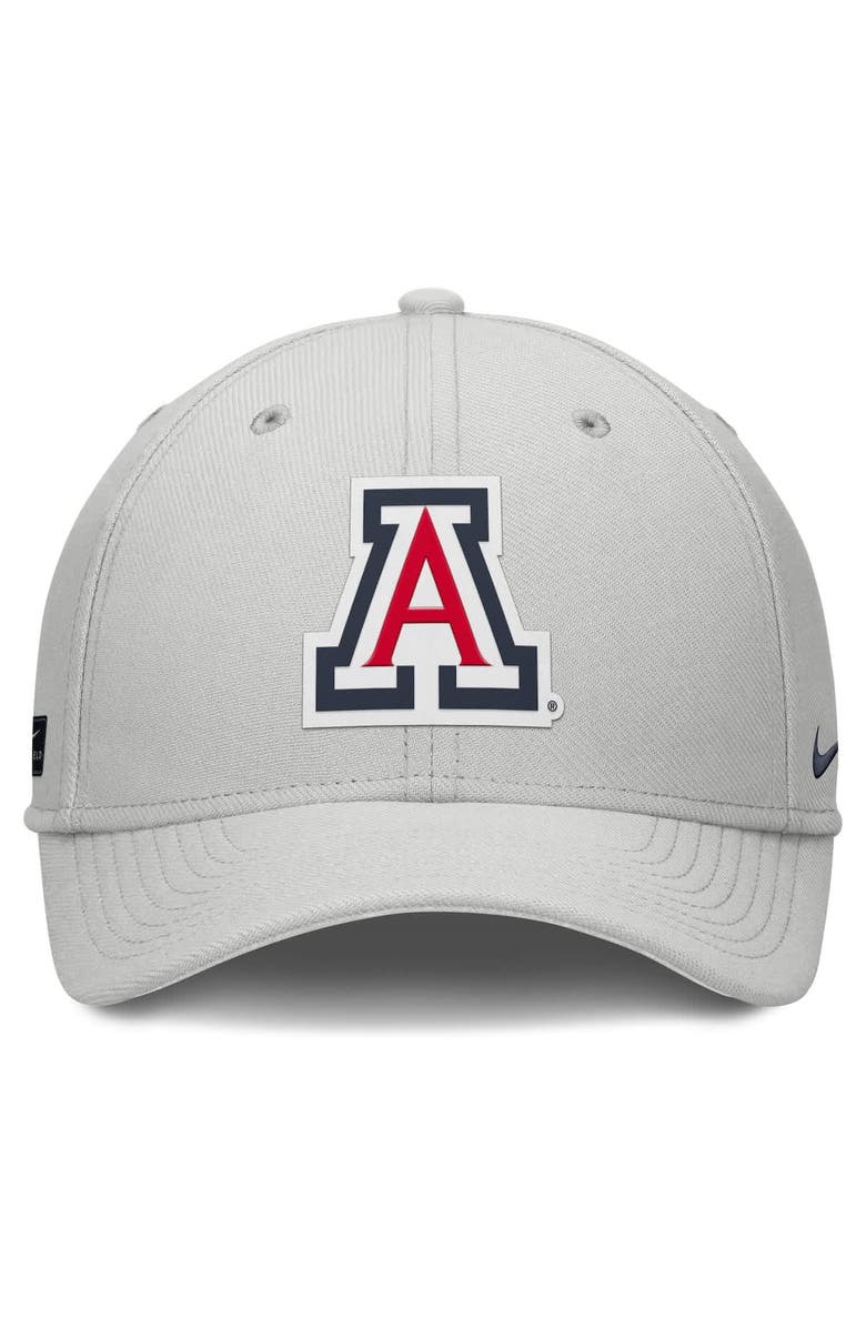 Nike Men's Nike  Gray Arizona Wildcats Rise Practice Performance Adjustable Hat, Alternate, color, 