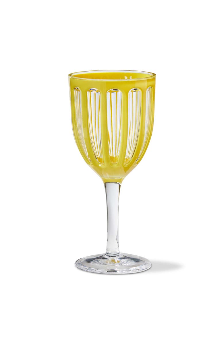 tag Villa 12 oz White Acrylic All Purpose Drinkware BPA-Free, Main, color, Yellow