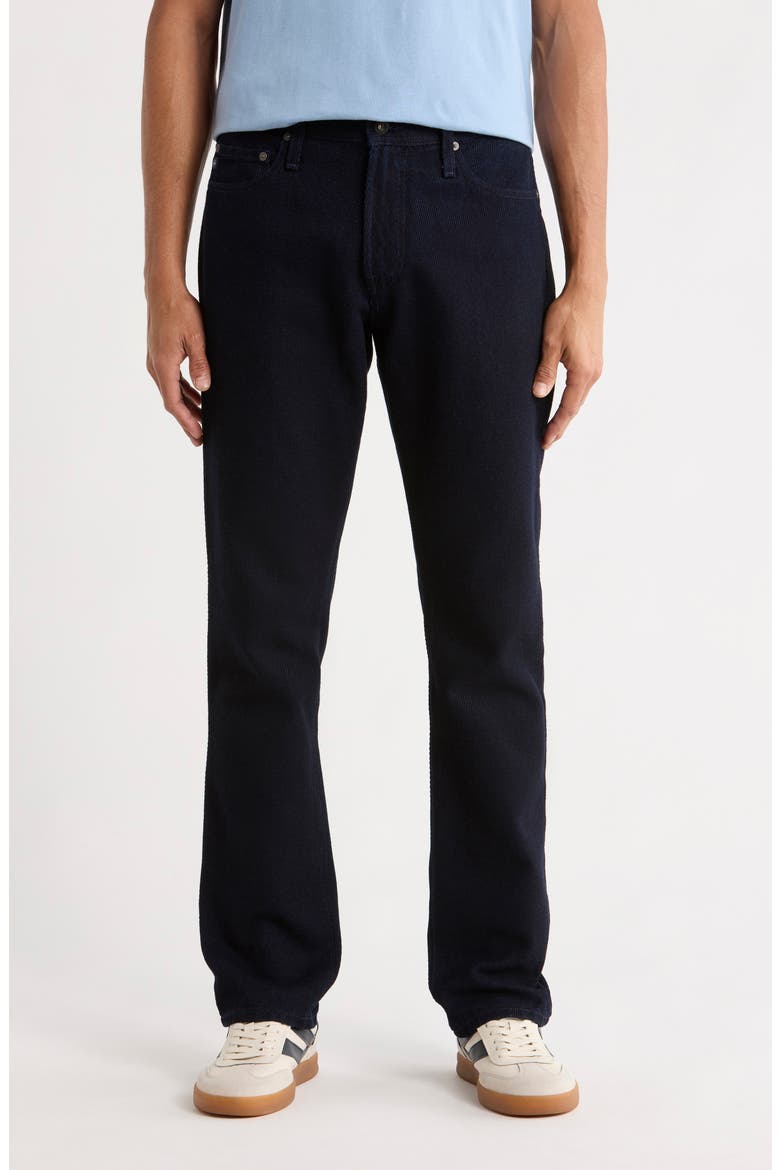 Everett Slim Straight Jeans, Main, color, DARK BLUE NIGHT
