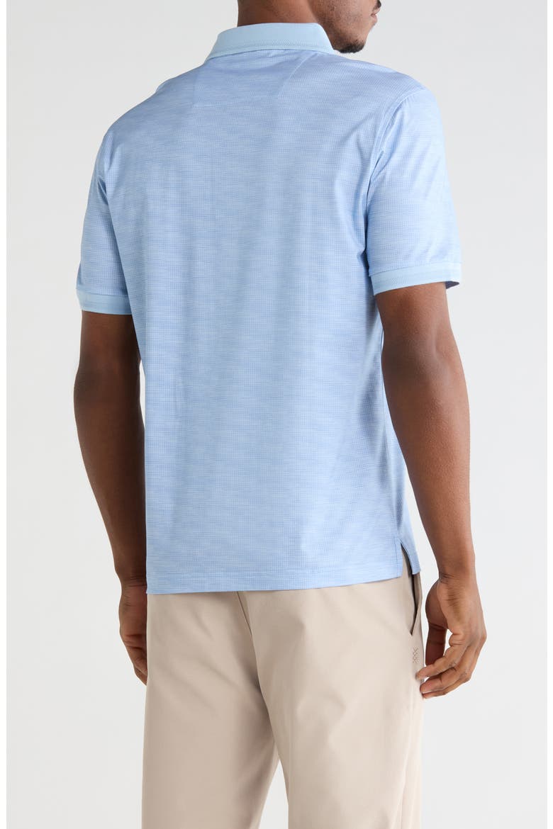 Short Sleeve Knit Polo, Alternate, color, SKY
